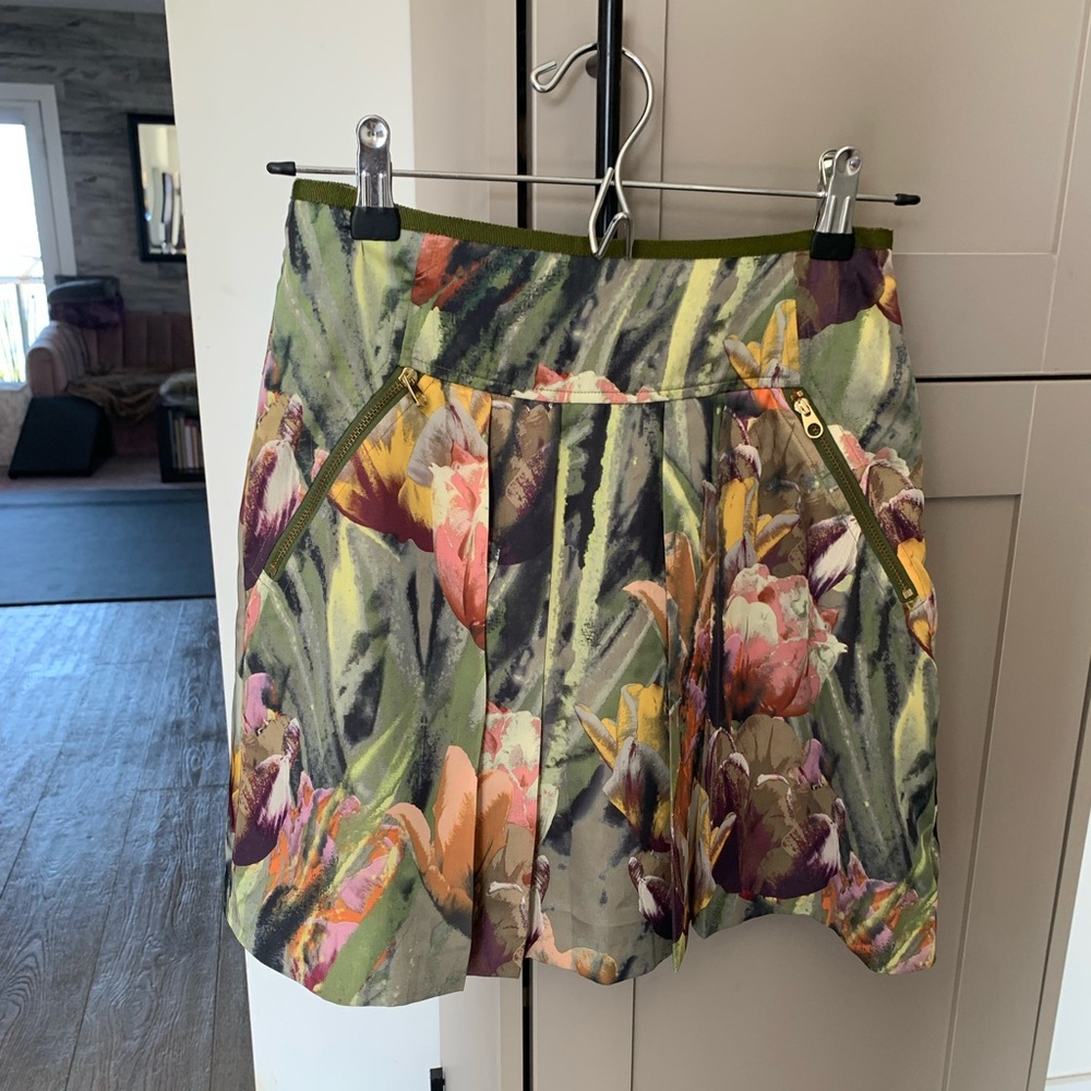 Ted Baker A line mini skirt sz 0